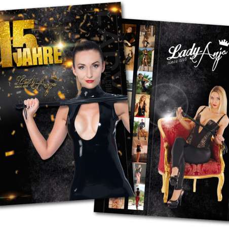 Autogrammkarte 15 Jahre Lady Anja