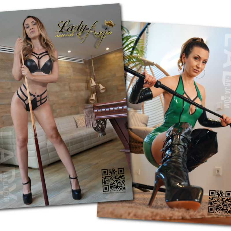 Handsignierte Autogrammkarte Billard & Latex