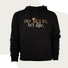 Hoodie „Her RULES. MY life.“ - diskrete Version