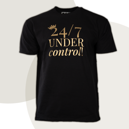 T-Shirt „24/7 UNDER control“ - diskrete Version
