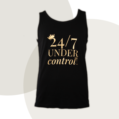 Muscle-Shirt „24/7 UNDER control“ - diskrete Version