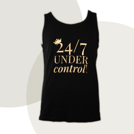 Muscle-Shirt „24/7 UNDER control“ - diskrete Version