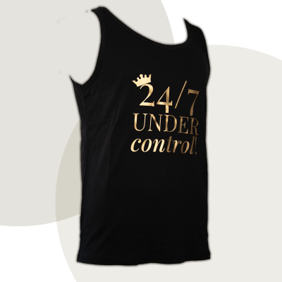Muscle-Shirt „24/7 UNDER control“ - diskrete Version