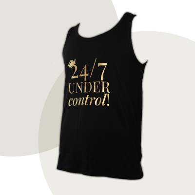 Muscle-Shirt „24/7 UNDER control“ - diskrete Version