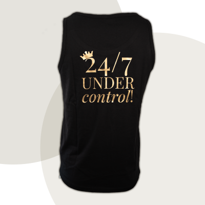 Muscle-Shirt „24/7 UNDER control“ - diskrete Version