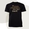 T-Shirt „Private PROPERTY DO NOT touch“ - diskrete Version