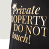 Muscle-Shirt „Private PROPERTY DO NOT touch“ - diskrete Version