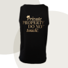 Muscle-Shirt „Private PROPERTY DO NOT touch“ - diskrete Version