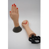 Silikonhand Faust oder flache Hand