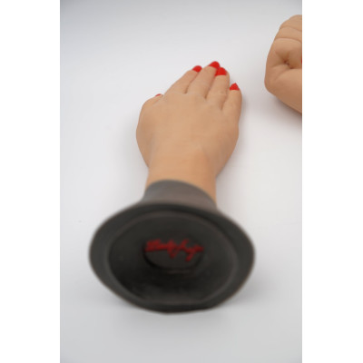 Silikonhand Faust oder flache Hand
