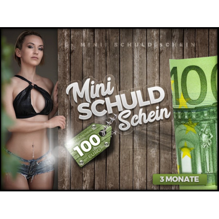3 Monats Schuldschein 100 Euro
