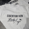 T-Shirt weiß "Eigentum von Lady Anja"